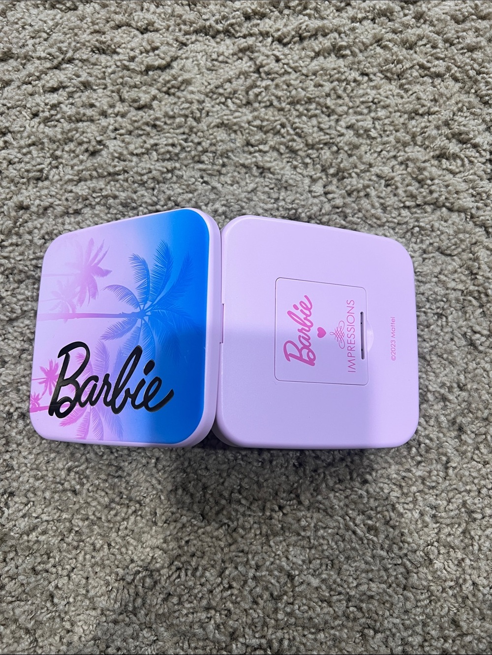 Barbie x Impressions Pink & Blue Travel Mirror